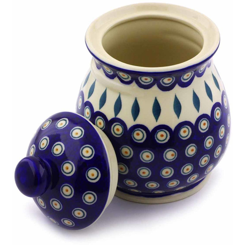 Pot de rangement 1 qt peacock