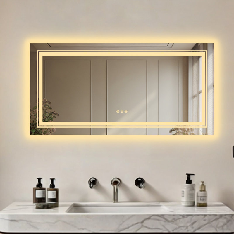 Shymel Rectangle Wall Mirror, 20" x 41.3"