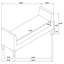 Banc d'appoint rembourré en tissu avec accoudoirs