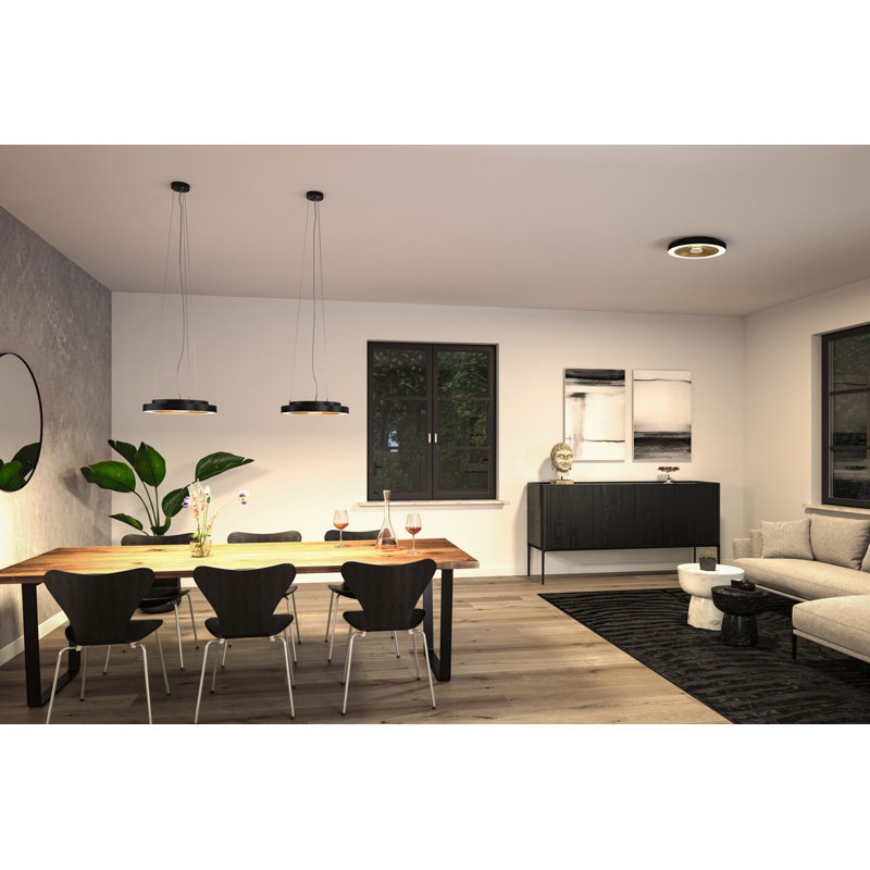 1 - Light Pendant, Black