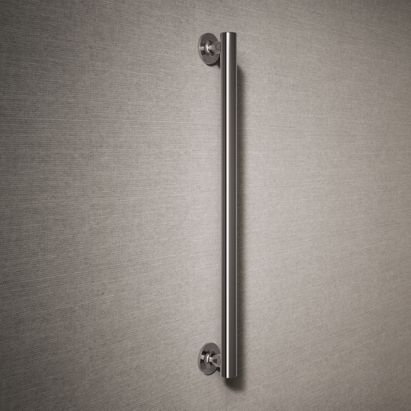 Purist Grab Bar, 24"W, Vibrant Titanium