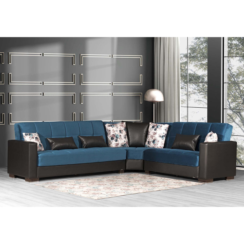 Canapé modulaire rembourré avec rangement PrimeNest NimbusFlow
