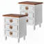 Table d'appoint 3 tiroirs avec rangement-3963953