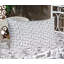 Ambesonne Northwoods Fitted Sheet & Pillow Sham  Set,  Taupe and White-106798392