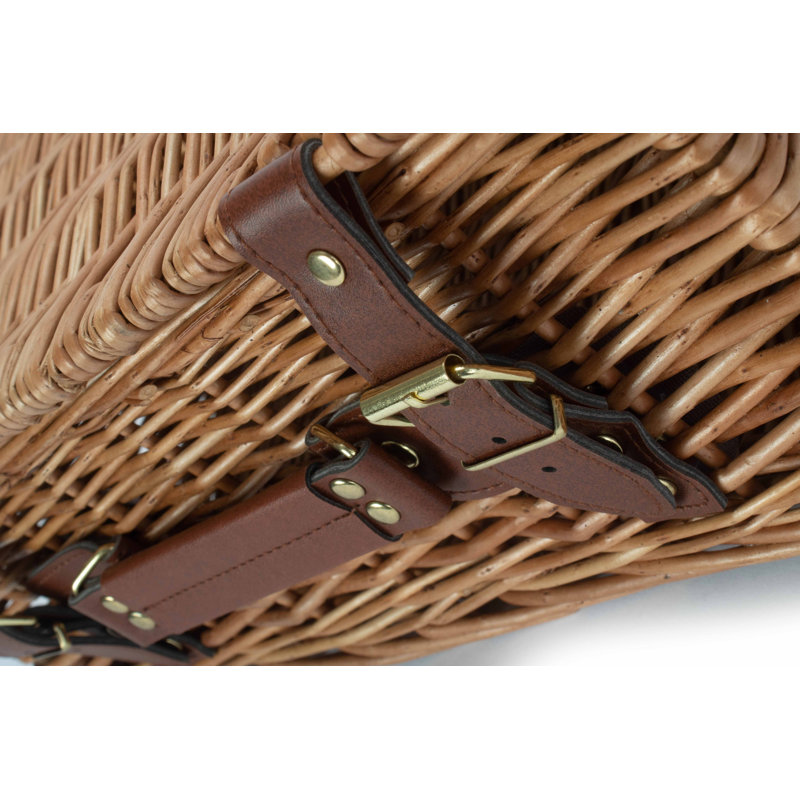 Wicker 14" Hamper Basket, 15cm H x 36cm W x 26cm D