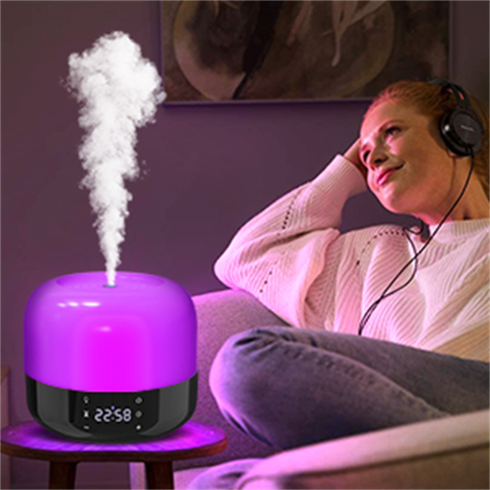 SEJOY Remote Control Top Fill Cool Mist Humidifiers for Bedroom ...