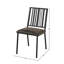 Ensemble de 2 chaises d'appoint en cuir synthétique et finition noire Zudora