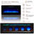 36'' W Black Electric Fireplace