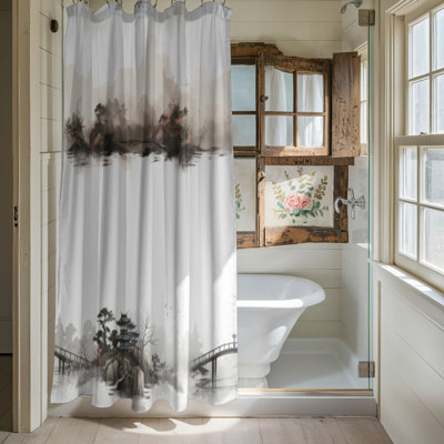 Asian Jungle - Premium Shower Curtain