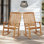 Allison Teak Outdoor Rocking Chair (Set Of 2)