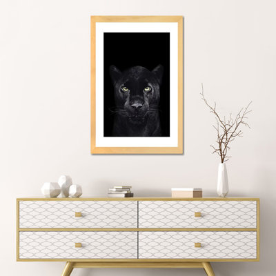 " The Panther On Black " by Valeriya Korenkova