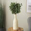 Polyester grand feuillage artificiel tige d'eucalyptus-1192923622