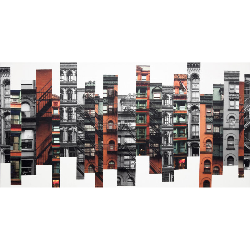 Patchwork City 68 Print by Marilyn Henrion