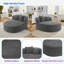 Chaise moderne avec 2 coussins de soutien-2140096491