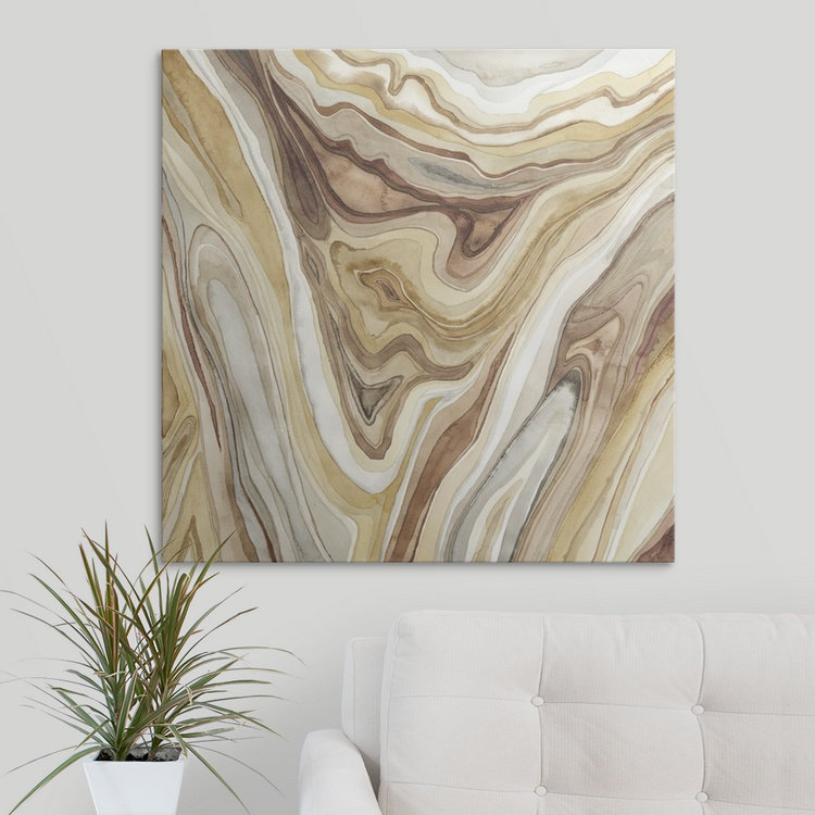 « i » megan meagher, reproduction d’art Agate, H 16 po x l 16 po x P 1,5 po, Toile