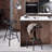 Botto Swivel Counter Stool with Metal Frame