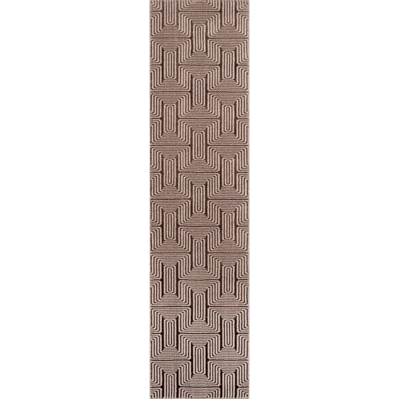 Geometric Indoor / Outdoor Area Rug, Runner 60 x 110 cm