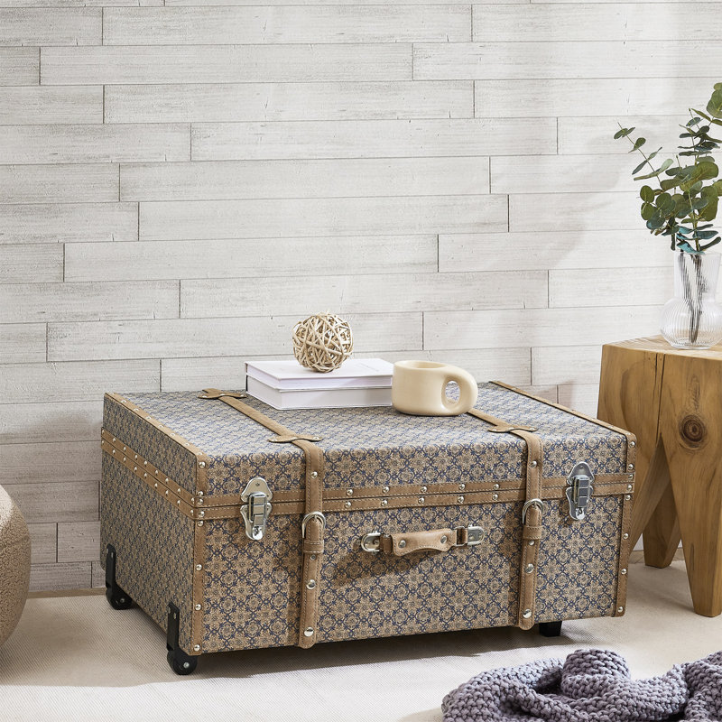 Coffre Texture Brand - mosaïque bleu marine
