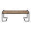 Banc industriel en bois et métal-991907683