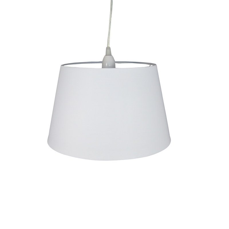 Cotton Empire Lamp Shade ( Clip On ), H22 x W35 x D35cm, White