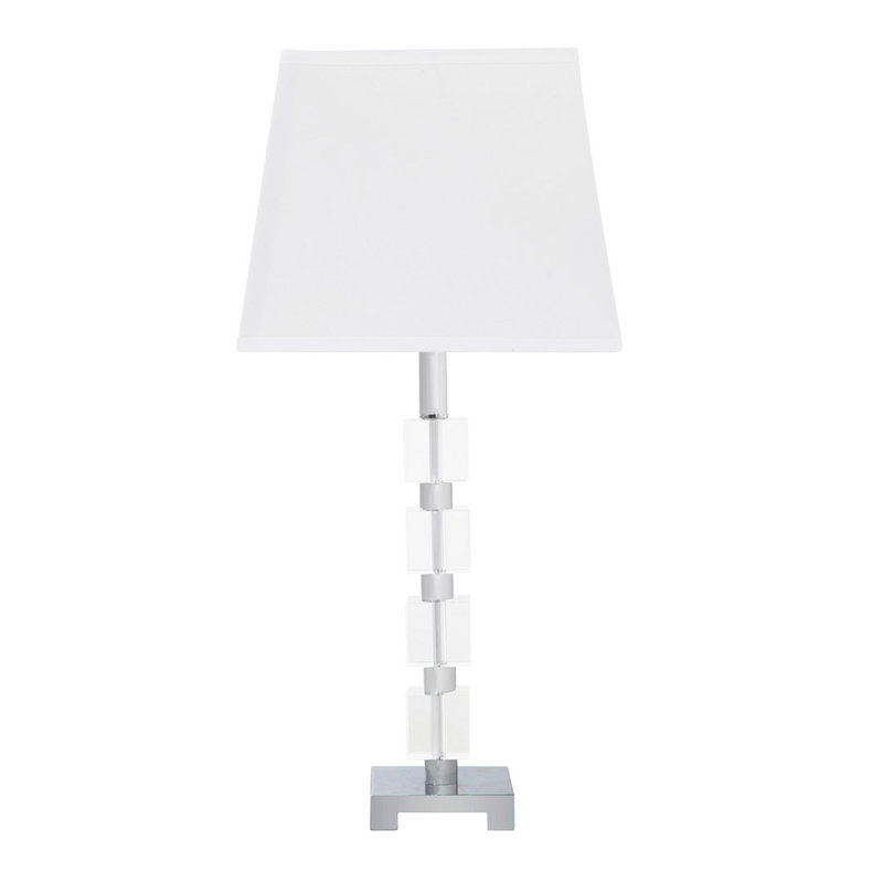 25" Wendi Glam Crystal Cube Ice Table Lamp