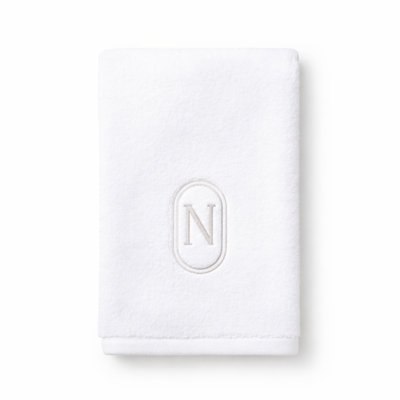 Monogram Embroidered Fingertip Towel