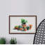 « poted plante », impression encadrée-394900403