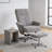 Swivel Recliner with Ottoman