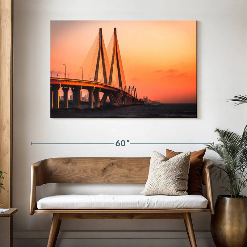 Pont Lilie Bandra-Worli, H 32 po x l 48 po