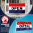 36"H X 60"W Double Sided Open Polyester House Flag