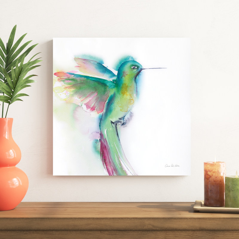 " Hummingbirds II ", 20" H x 20" W x 1.25" D