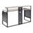 Poukner 60" Desk with Hutch Shelf-212566942