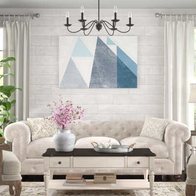 " Mod Triangles I Blue " by Michael Mullan