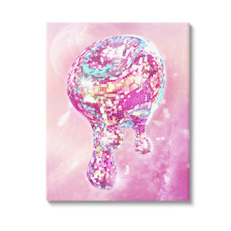 "Dripping Disco Ball", art mural par Ziwei Li, H 30 po x l 24 po