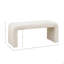 Banc Boucle crème l 42 po