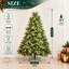 Pre-Lit Artificial Christmas Tree Hinged-744011170