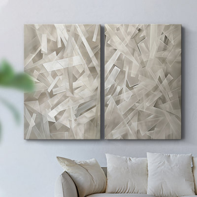 ABSTRACT Series LV - Toile tendue avec châssis de qualité supérieure - Prêt à être accroché