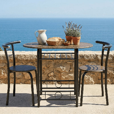 3-Piece Patio Bistro Dining Set by Ebern Designs