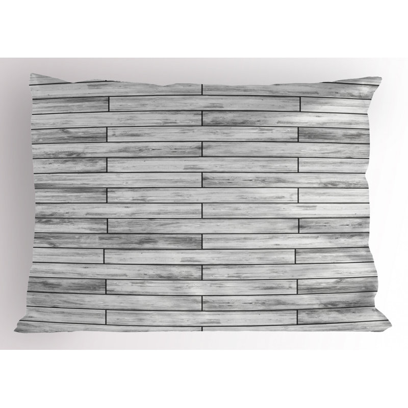 Retro Polyester Striped Sham Set, Twin