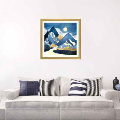 Moon River - impression d'art graphique
