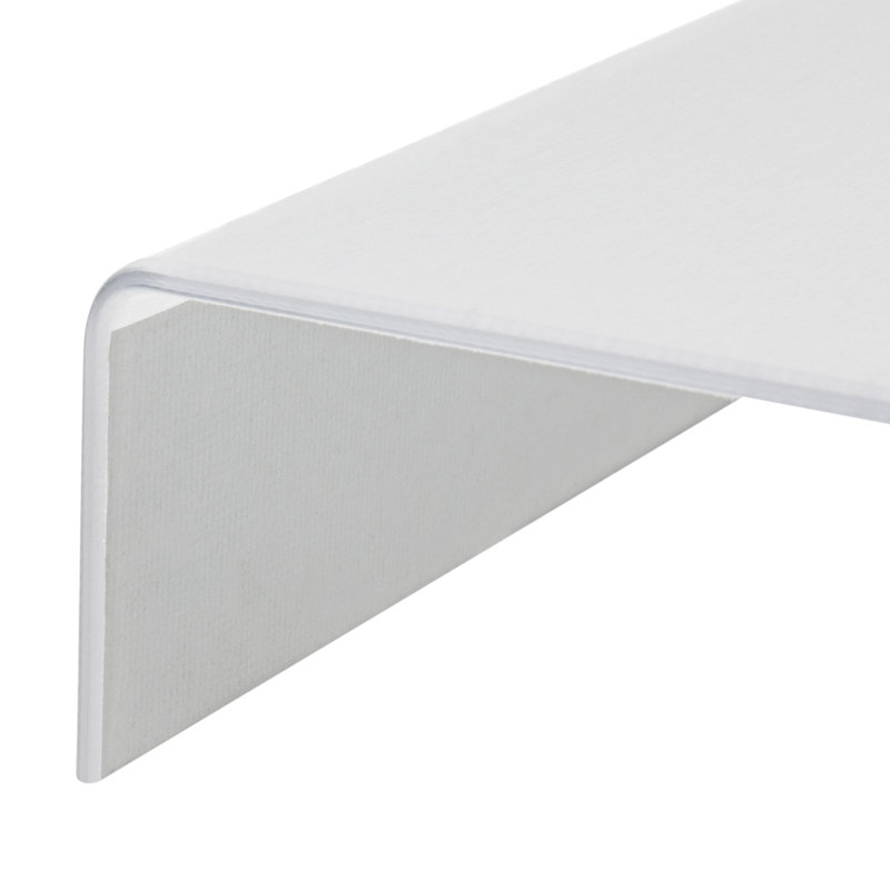 Slope Window Awning in Clear, Frosted, 0.14" H x 47.2" W x 19.7" D