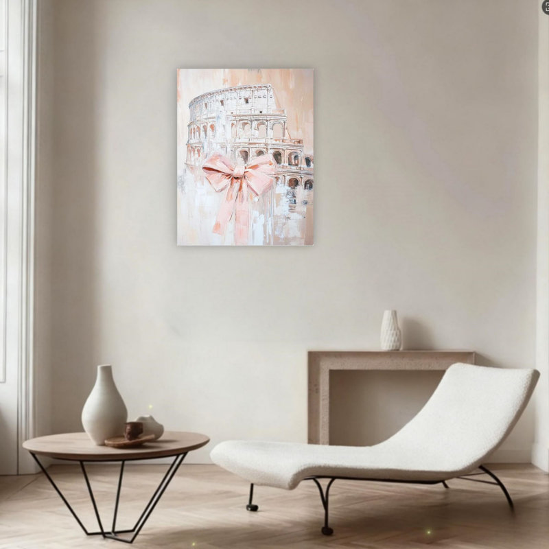 Art mural rétro sur toile 24 "x 36"