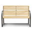 Folcroft Iron Outdoor Bench