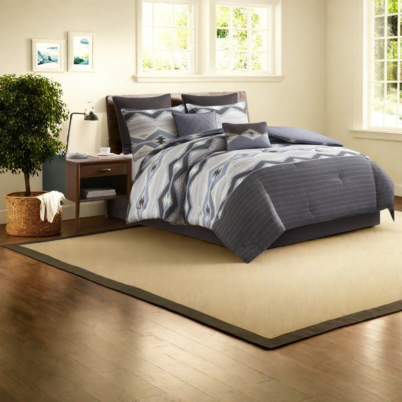 De literie complète en polyester de style rustique moderne pour la maison
