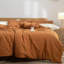Ensemble de housse de couette 100% coton lavé Doneus-121544889-121544890