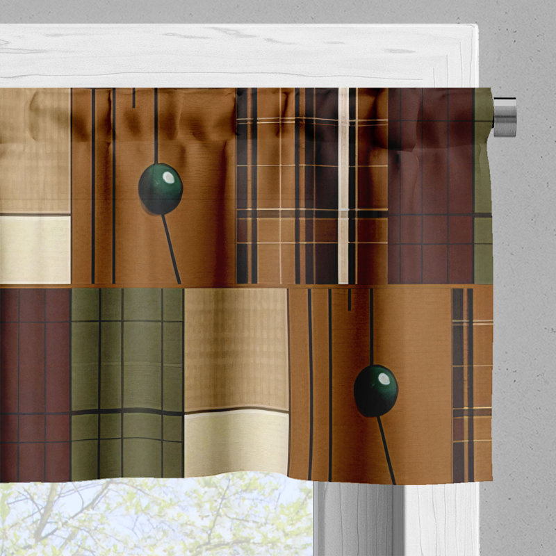 Tailored Window Valance, 42" W x 12" L