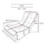Canapé simple inclinable Fauteuil japonais Tatami-1060602221