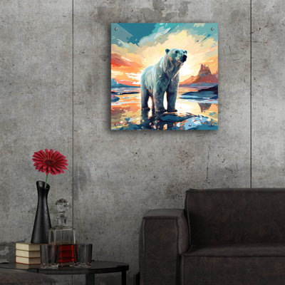 Polar Bear' by r3darch0n Acrylic Glass Wall Art