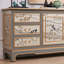 Hand-Painted Entryway Accent Cabinet Sideboard-122781544