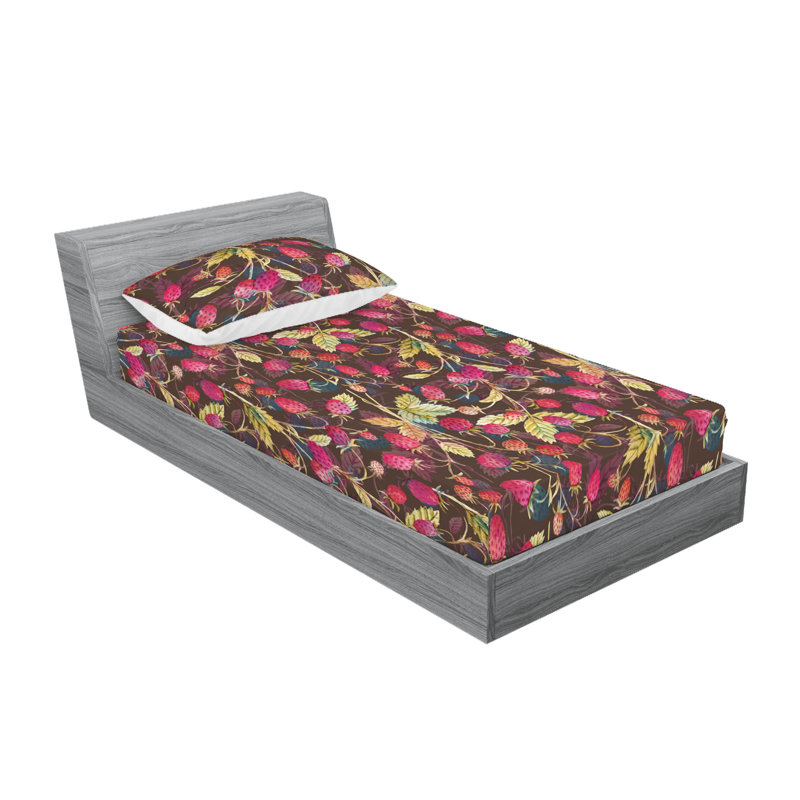 Drap-housse et taie décorative Ambesonne, Twin Sheet Set with 1 Pillowcase
